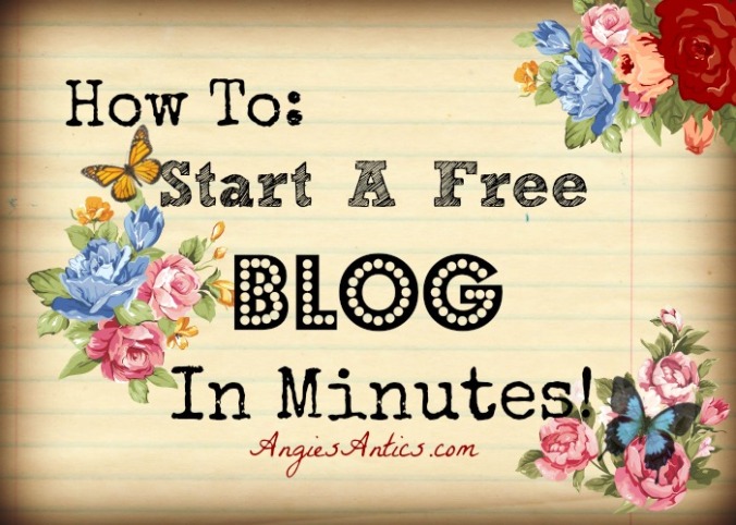 how start free blog fast